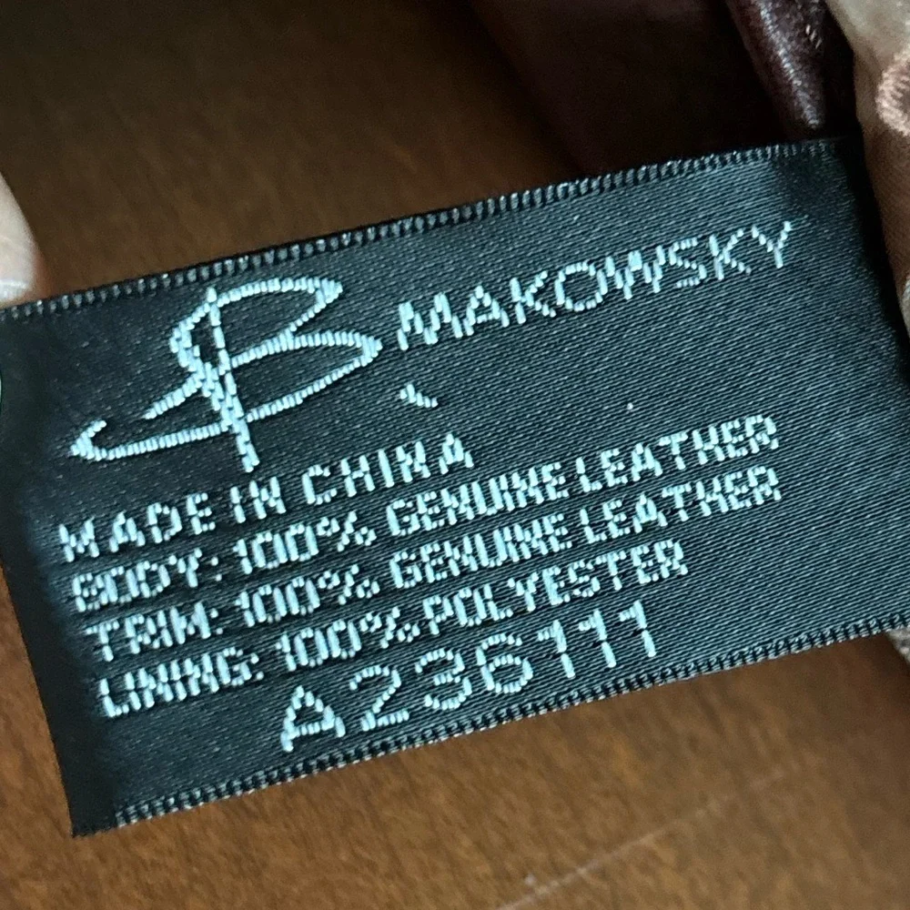 MAKOWSKY GIAMMA Hobo Shoulder Bag Genuine Suede/Leather Handbag,Designer - Picture 3 of 16